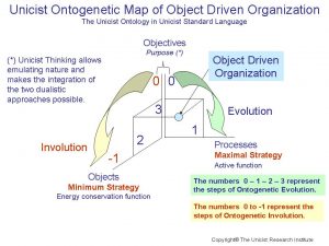 Object Driven Organization