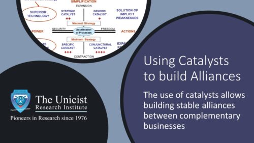 Building Alliances based on the Use of Catalysts